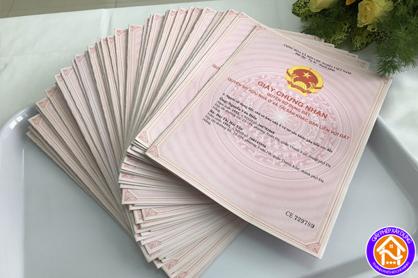 Trường hợp 1: Có giấy tờ và không phải nộp tiền sử dụng đất